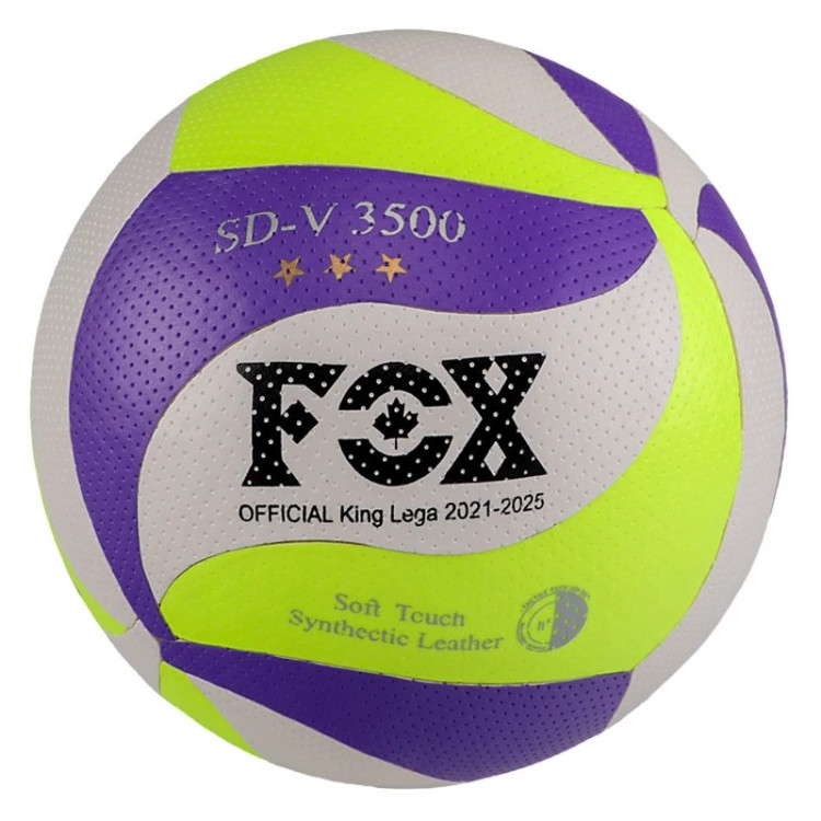 توپ والیبال (Leather Volleyball) چرمی فوکس سایز 5 طرح PVL3500