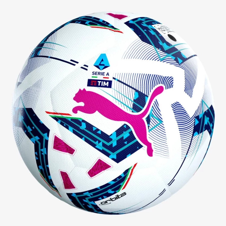 توپ فوتبال چرمی بتا سایز 5 طرح پوما ایتالیا 2024