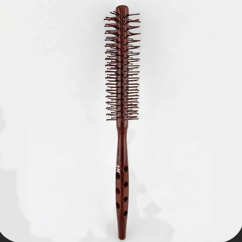 برس گرد چوبی