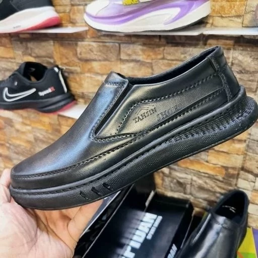 کفش چرم طبی مردانه زیره نرم و سبک مدل zhiroبسیار سبک و با کیفیت سایز 40 تا44