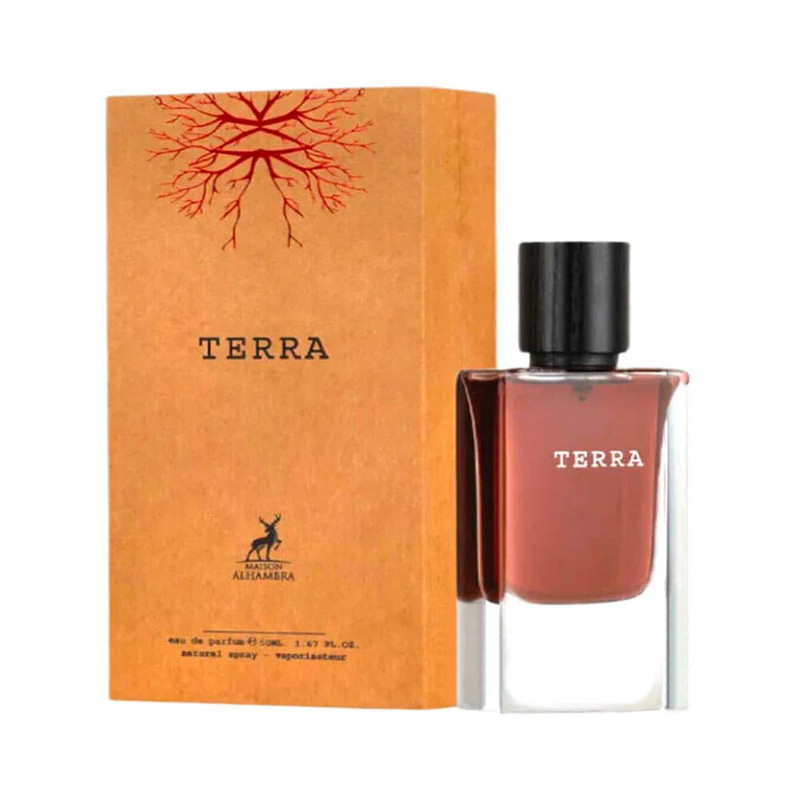 ادو پرفیوم مردانه الحمبرا مدل Terra حجم 50 میلی لیتر