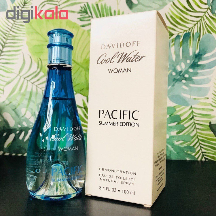 تستر ادو تویلت زنانه داویدف مدل Cool Water Pacific Summer Edition حجم 100 میلی لیتر