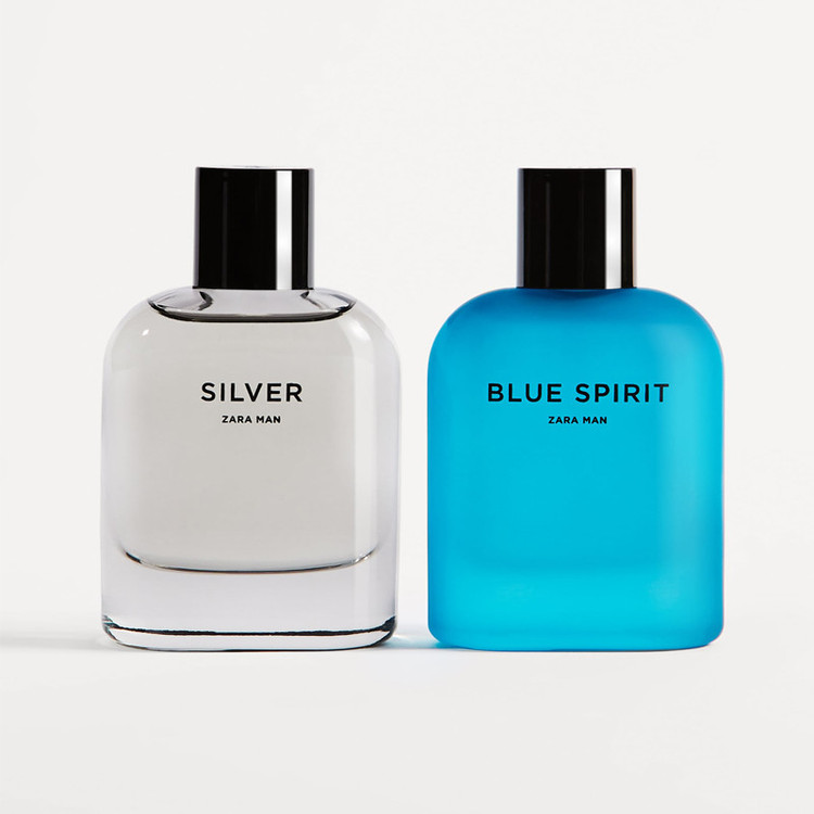 ست ادو تویلت مردانه زارا مدل Silver Blue Spirit حجم 80 میلی لیتر