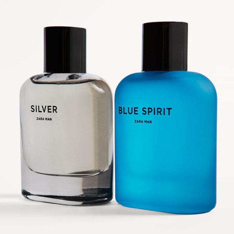 ست ادو تویلت مردانه زارا مدل Silver Blue Spirit حجم 80 میلی لیتر