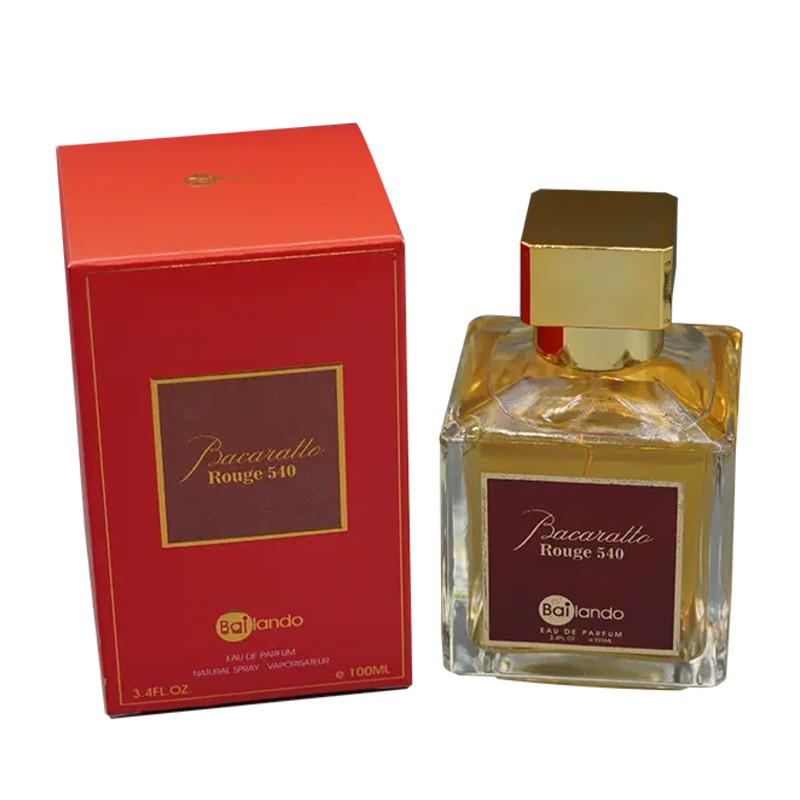 ادوپرفیوم بایلندو مدل Baccarat Rouge 540  با رایحه گرم، تند حجم ۱۰۰ میلی لیتر
