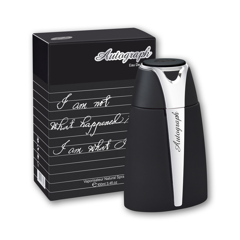 ادو تویلت مردانه عماد آرا مدل Autograph حجم 100 میلی لیتر به همراه اسپری خوشبو کننده بدن مردانه عماد آرا مدل Autograph حجم 200 میلی لیتر