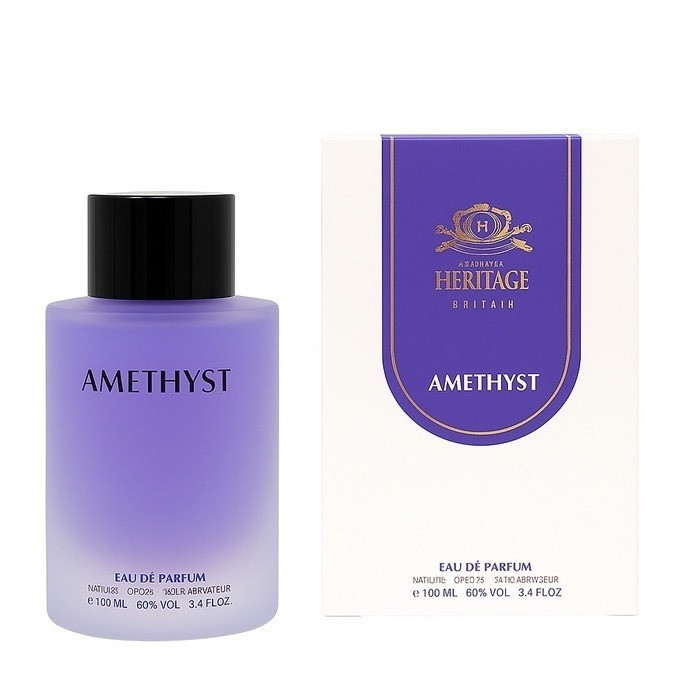 ادوپرفیوم زنانه هریتیج مدل AMETHYST با رایحه شیرین حجم 100 میلیلیتر