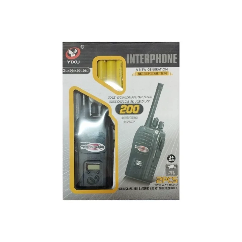 بیسیم شارژی واکی تاکی مدل Interphone بسته 2 عددی