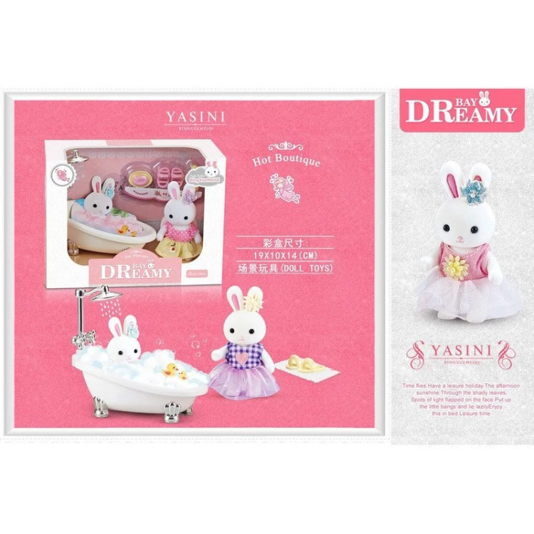 اسباب بازی خانه خرگوش دخترانه به همراه وان حمام