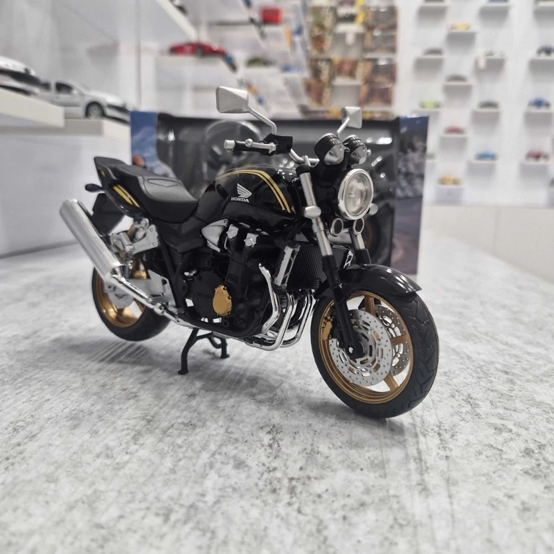 ماکت فلزی موتور HONDA CB1300SF اسباب بازی موتور هوندا سی بی 1300 شال طلایی