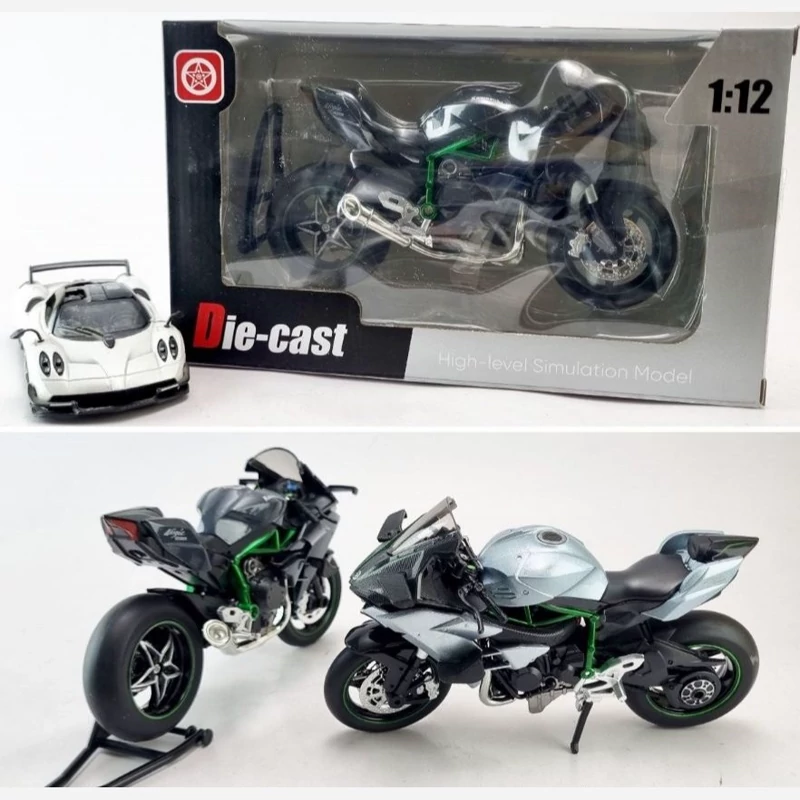 اسباب بازی موتور فلزی کاوازاکی نینجا H2R ماکت فلزی موتور Kawasaki ninja H2R