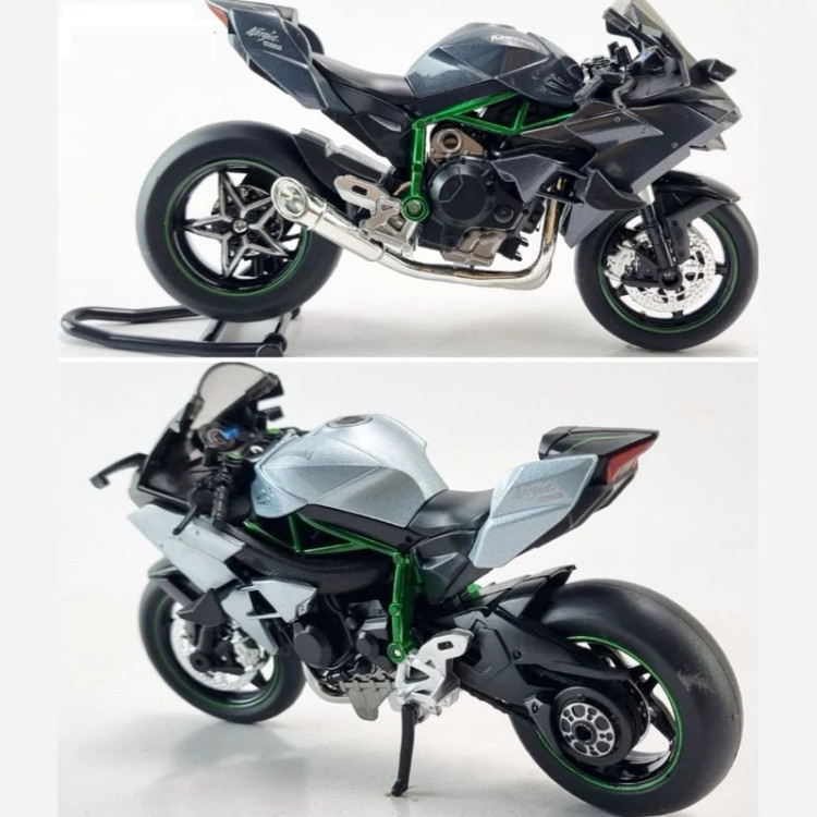 اسباب بازی موتور فلزی کاوازاکی نینجا H2R ماکت فلزی موتور Kawasaki ninja H2R