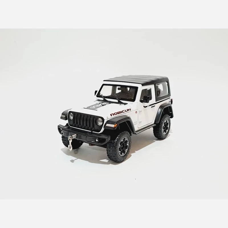 اسباب بازی ماشین فلزی جیپ روبیکان Jeep RUBICON رنگ سفید