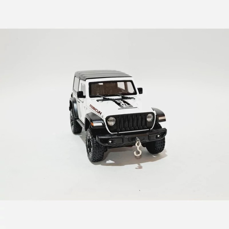 اسباب بازی ماشین فلزی جیپ روبیکان Jeep RUBICON رنگ سفید