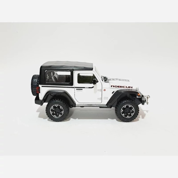 اسباب بازی ماشین فلزی جیپ روبیکان Jeep RUBICON رنگ سفید