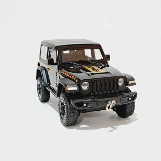 اسباب بازی ماشین فلزی جیپ روبیکان Jeep RUBICON رنگ مشکی