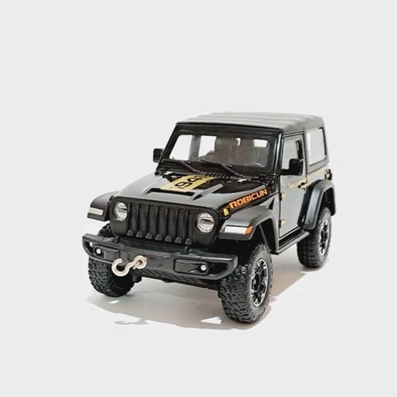 اسباب بازی ماشین فلزی جیپ روبیکان Jeep RUBICON رنگ مشکی
