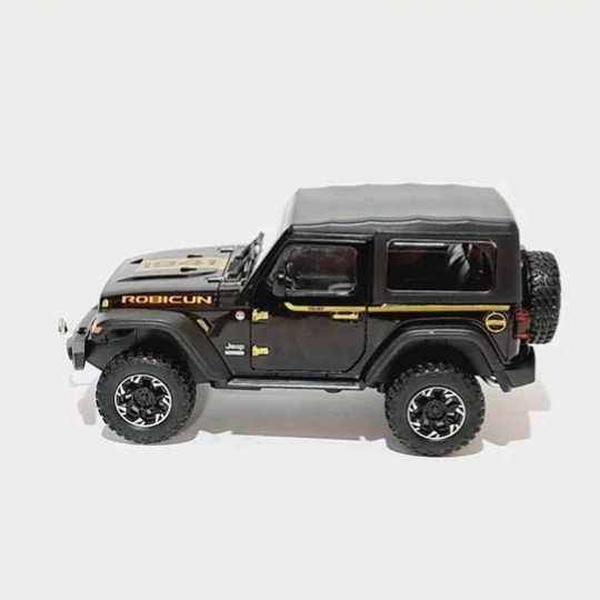 اسباب بازی ماشین فلزی جیپ روبیکان Jeep RUBICON رنگ مشکی