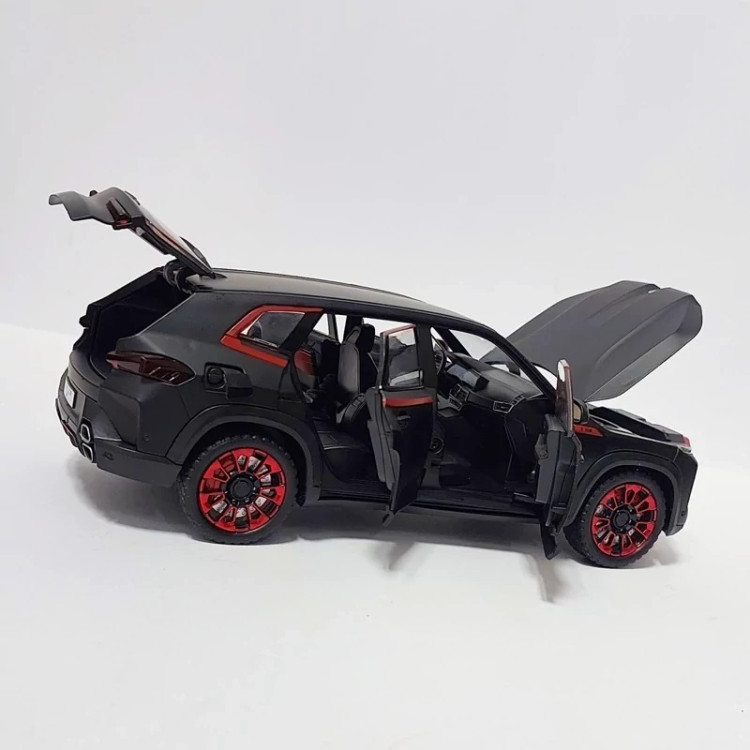 اسباب بازی ماشین فلزی بی ام و ایکس ام BMW XM دودزا ماکت فلزی مشکی کربن