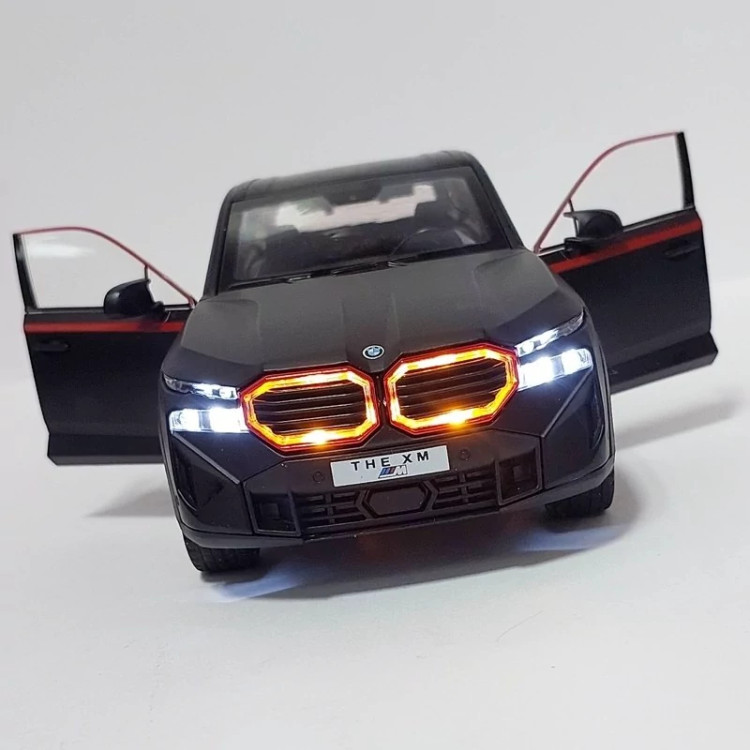 اسباب بازی ماشین فلزی بی ام و ایکس ام BMW XM دودزا ماکت فلزی مشکی کربن