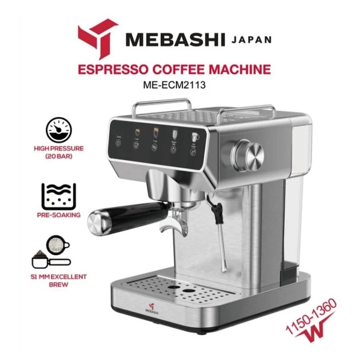 اسپرسوساز مباشی لمسی مدل ME-ECM 2113
