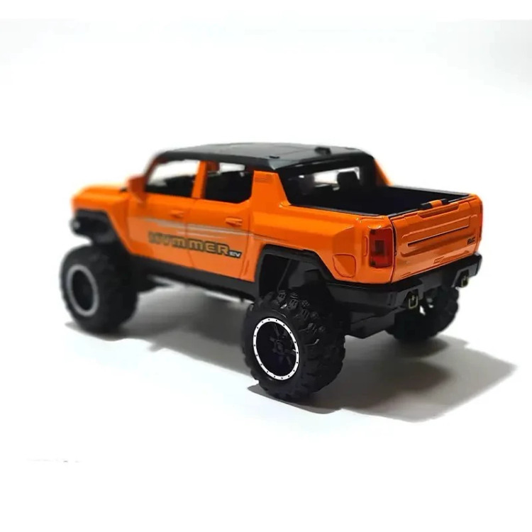 اسباب بازی ماشین فلزی هامر پیکاپ مدل Hummer ev 2024 رنگ سفید
