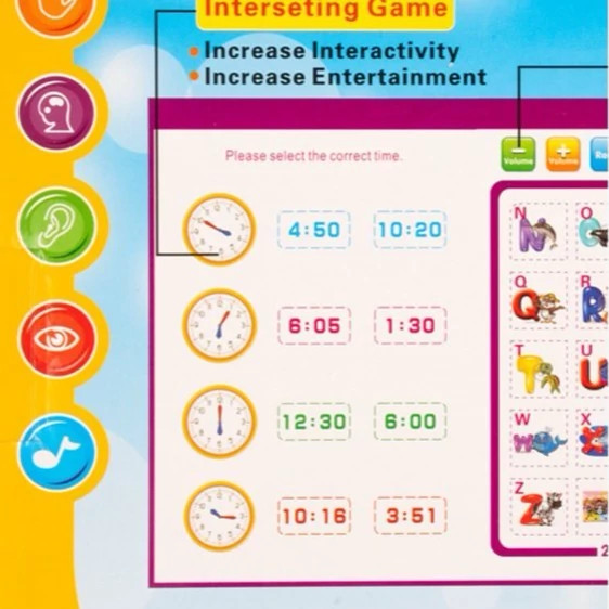 کتاب سخنگو آموزش انگلیسی با قابلیت تنظیم میزان صدا