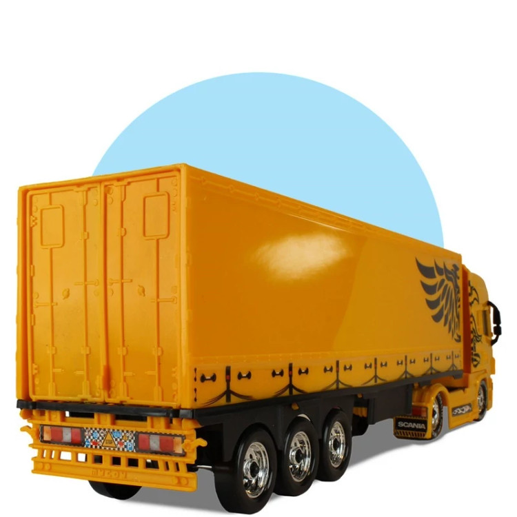 اسباب بازی کامیون اسکانیا تریلی اسکانیا FH500 با کشنده ترانزیتی سایز بزرگ