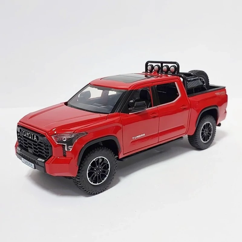 اسباب بازی ماشین فلزی تویوتا وانت تاندرا ماکت ماشین فلزی Toyota Tundra قرمز