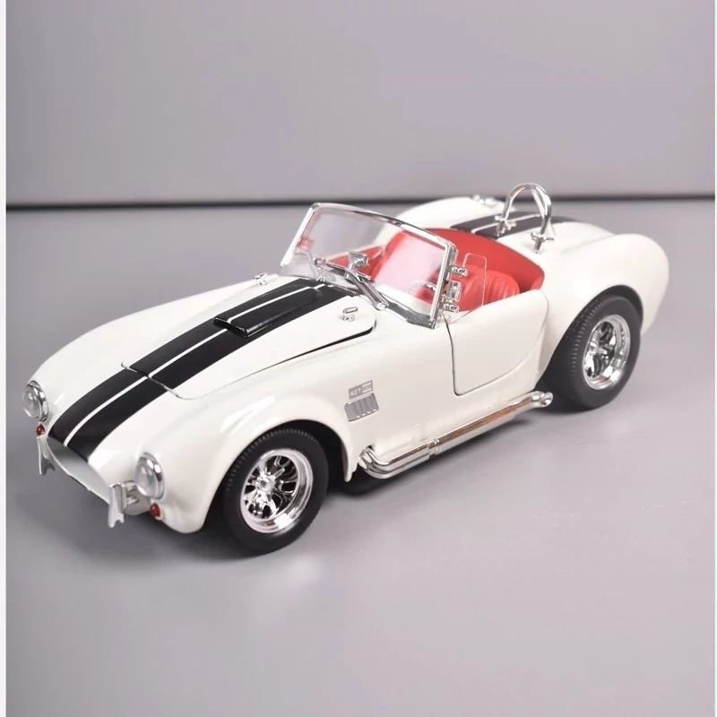 اسباب بازی ماشین فلزی شلبی کبری ماکت فلزی Shelby Cobra 427 سفید