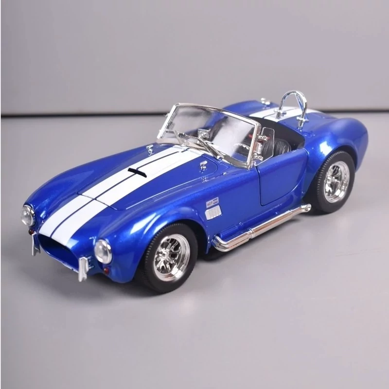 اسباب بازی ماشین فلزی شلبی کبری ماکت فلزی Shelby Cobra 427 آبی
