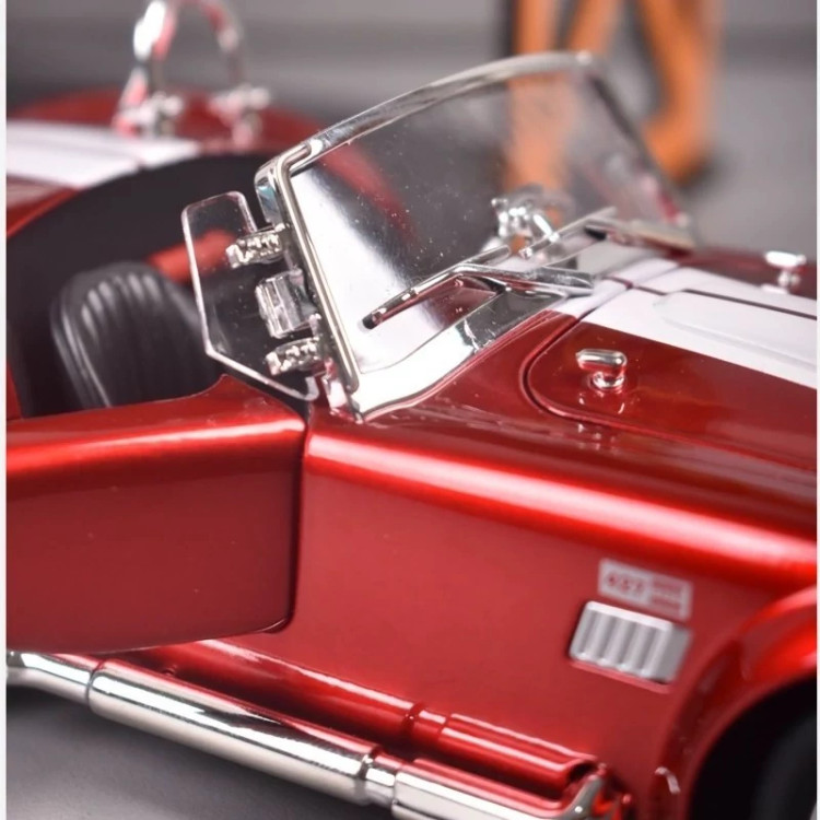 اسباب بازی ماشین فلزی شلبی کبری ماکت فلزی Shelby Cobra 427 قرمز