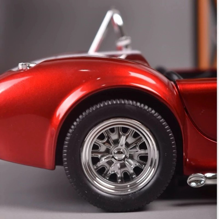 اسباب بازی ماشین فلزی شلبی کبری ماکت فلزی Shelby Cobra 427 قرمز