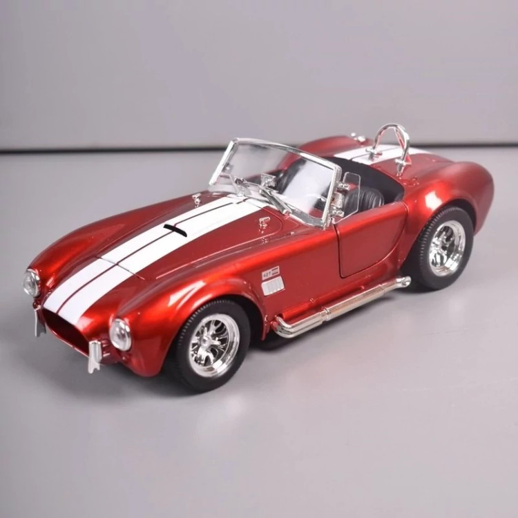 اسباب بازی ماشین فلزی شلبی کبری ماکت فلزی Shelby Cobra 427 قرمز