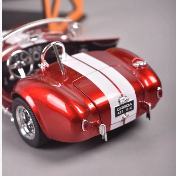 اسباب بازی ماشین فلزی شلبی کبری ماکت فلزی Shelby Cobra 427 قرمز