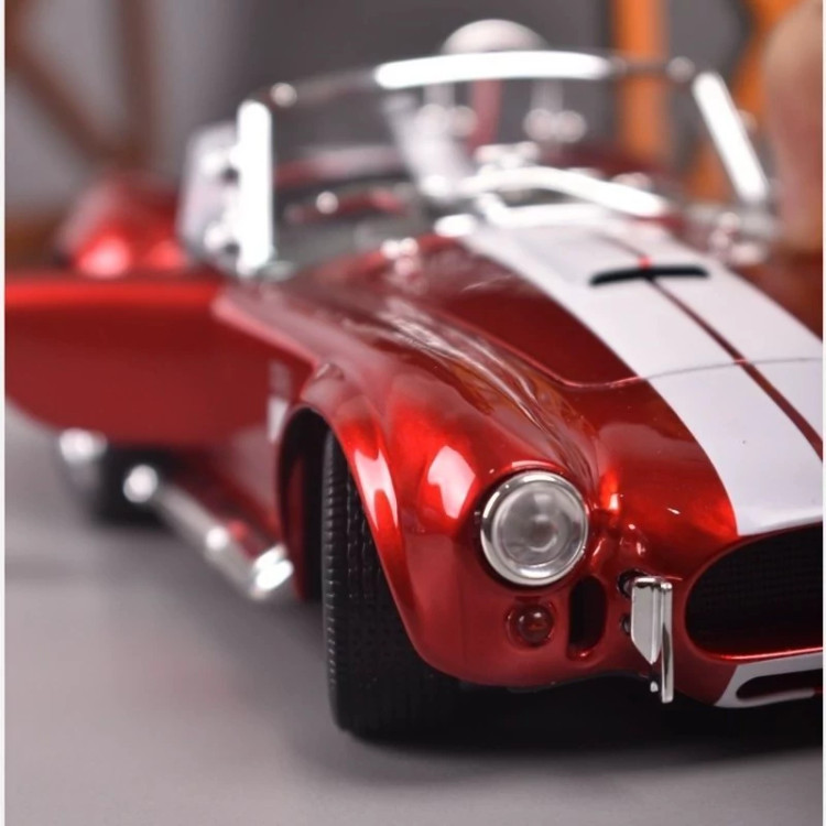 اسباب بازی ماشین فلزی شلبی کبری ماکت فلزی Shelby Cobra 427 قرمز