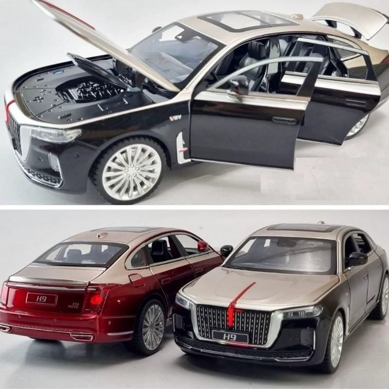 اسباب بازی ماشین فلزی هونگچی اچ 9 ماکت فلزی Hongqi H9
