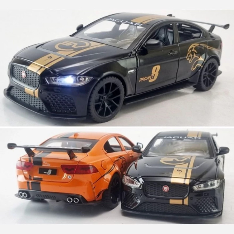 اسباب بازی ماشین فلزی جگوار ایکس ای ماکت فلزی jaguar xe sv project 8