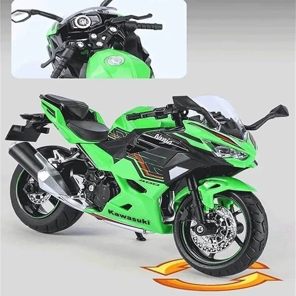 اسباب بازی موتور فلزی کاوازاکی نینجا 400 ماکت فلزی Kawasaki ninja 400