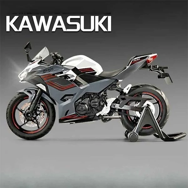 اسباب بازی موتور فلزی کاوازاکی نینجا 400 ماکت فلزی Kawasaki ninja 400