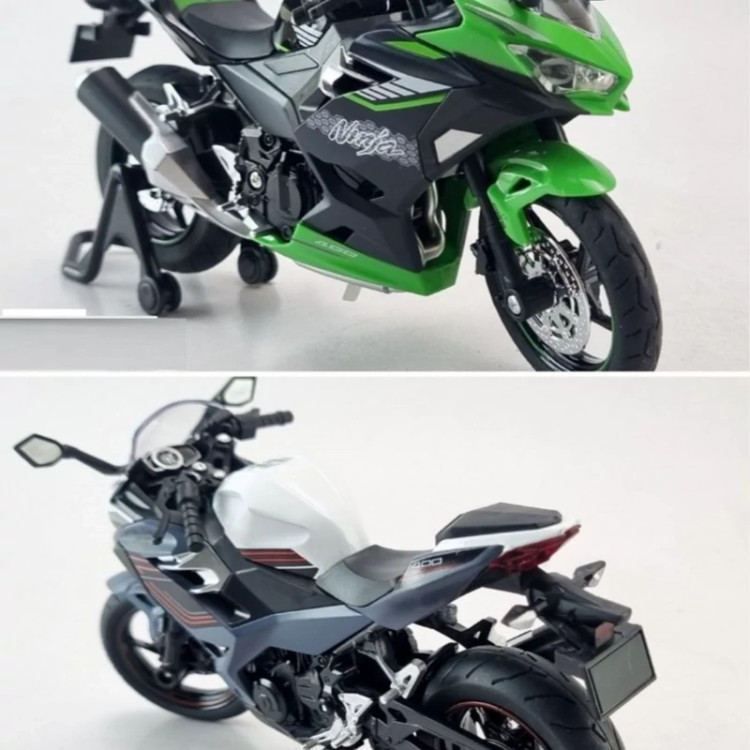 اسباب بازی موتور فلزی کاوازاکی نینجا 400 ماکت فلزی Kawasaki ninja 400