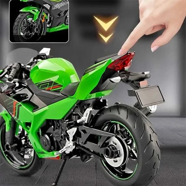 اسباب بازی موتور فلزی کاوازاکی نینجا 400 ماکت فلزی Kawasaki ninja 400