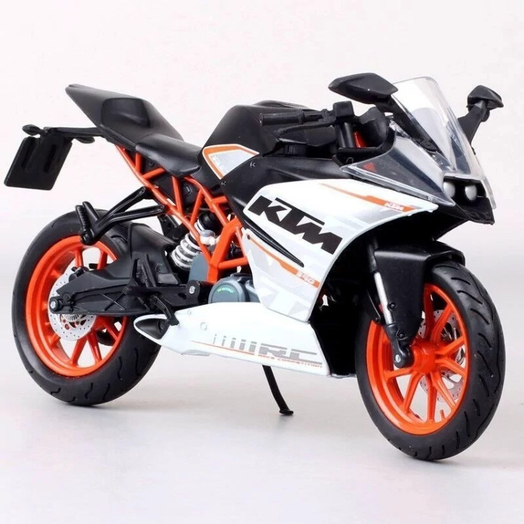 اسباب بازی موتور فلزی کی تی ام 390 اورجینال ماکت فلزی موتور KTM RC 390