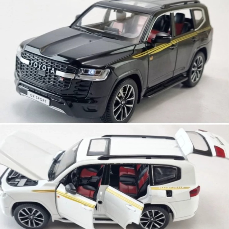 اسباب بازی ماشین فلزی تویوتا لندکروز جی آر اسپرت Toyota Land Cruiser GR SPORT