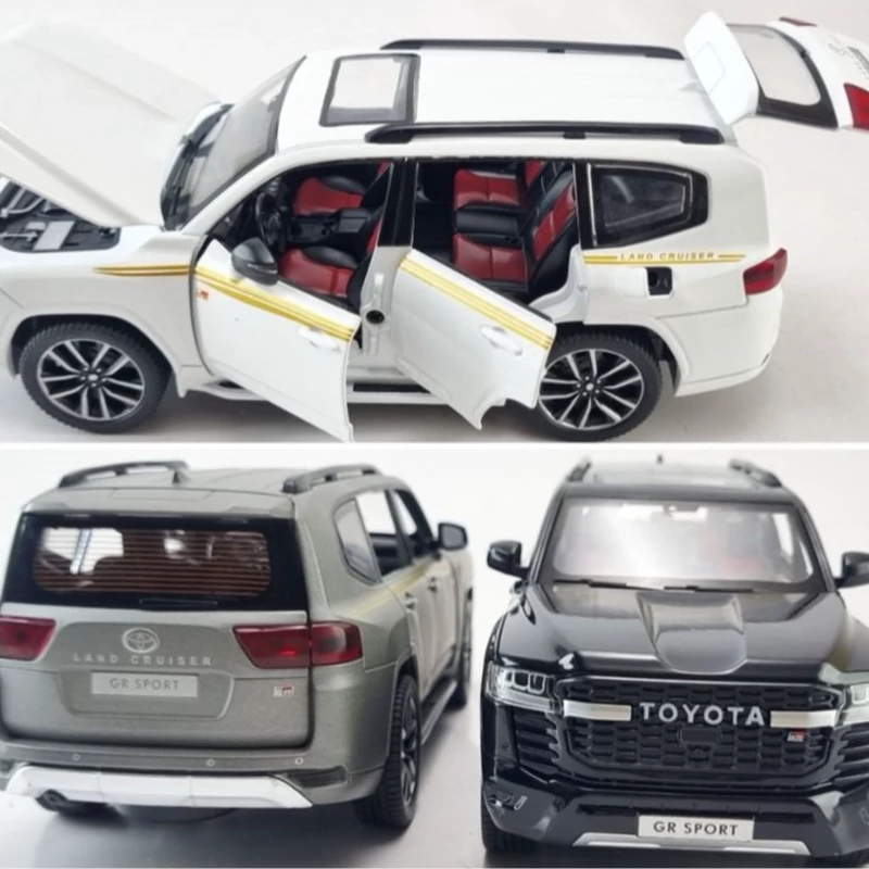 اسباب بازی ماشین فلزی تویوتا لندکروز جی آر اسپرت Toyota Land Cruiser GR SPORT