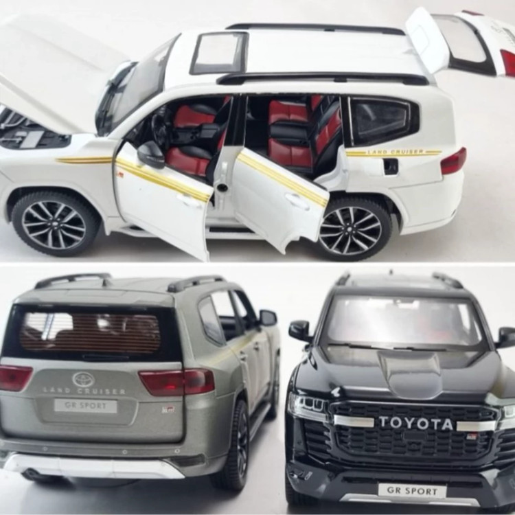 اسباب بازی ماشین فلزی تویوتا لندکروز جی آر اسپرت Toyota Land Cruiser GR SPORT