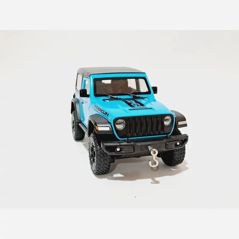 اسباب بازی ماشین فلزی جیپ روبیکان Jeep RUBICON رنگ آبی