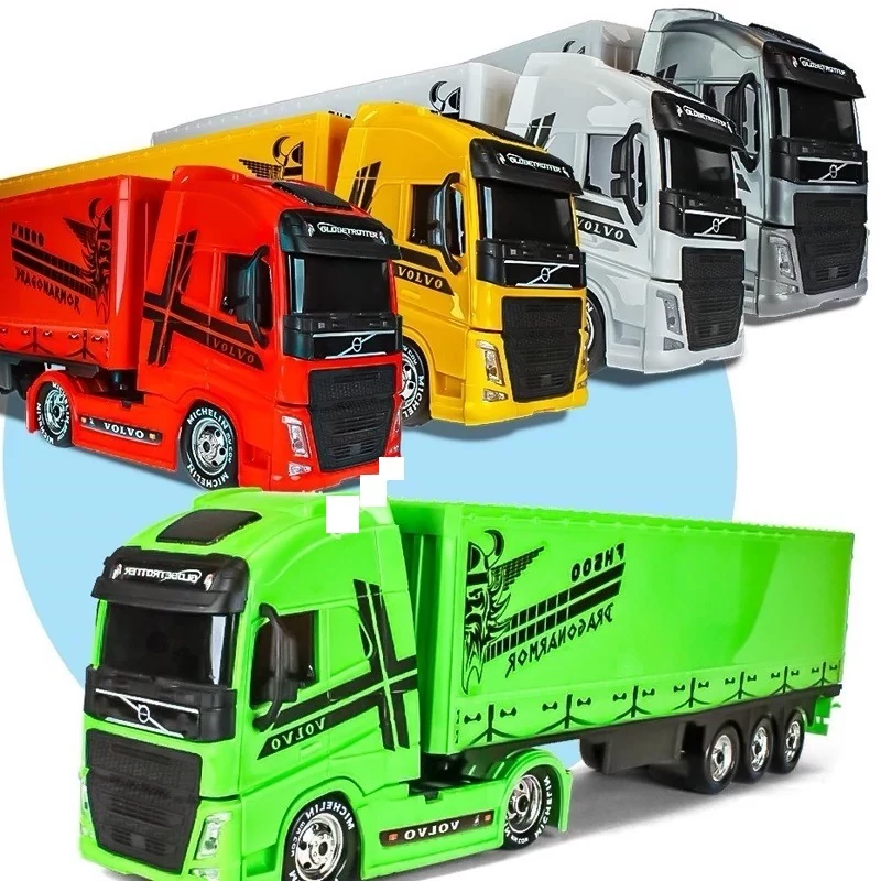 اسباب بازی کامیون ولوو FH500 (تریلی کانتینر) بزرگ مای توی