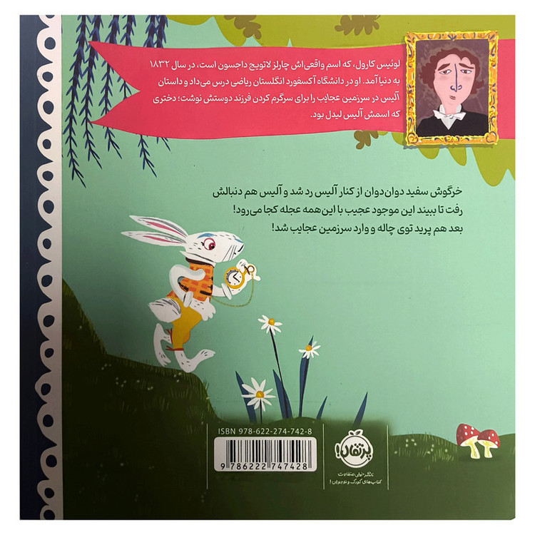 کتاب قصه های كلاسيک آليس در سرزمين عجايب اثر لوئيس كارول ترجمه میترا امیری انتشارات پرتقال