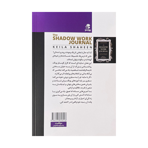کتاب کار با سایه اثر کیلا شاهین ترجمه سپیده غفارپور انتشارات بهار سبز